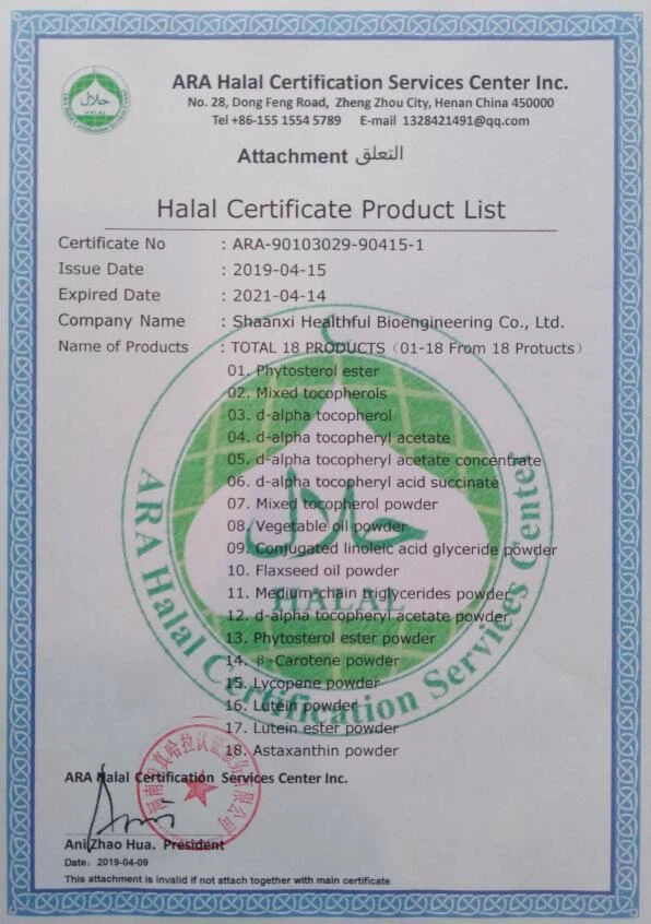 Natural Antioxidant Oil